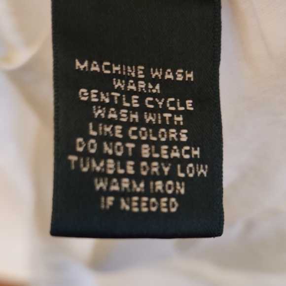 Ralph Lauren Classic White Cotton Dress - Picture 4 of 6